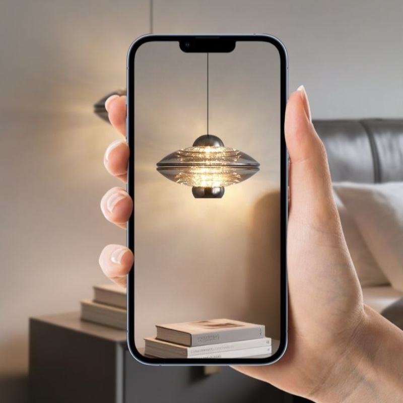 Home Bar And Counter - French Luxury Glass Pendnt Lights Modern