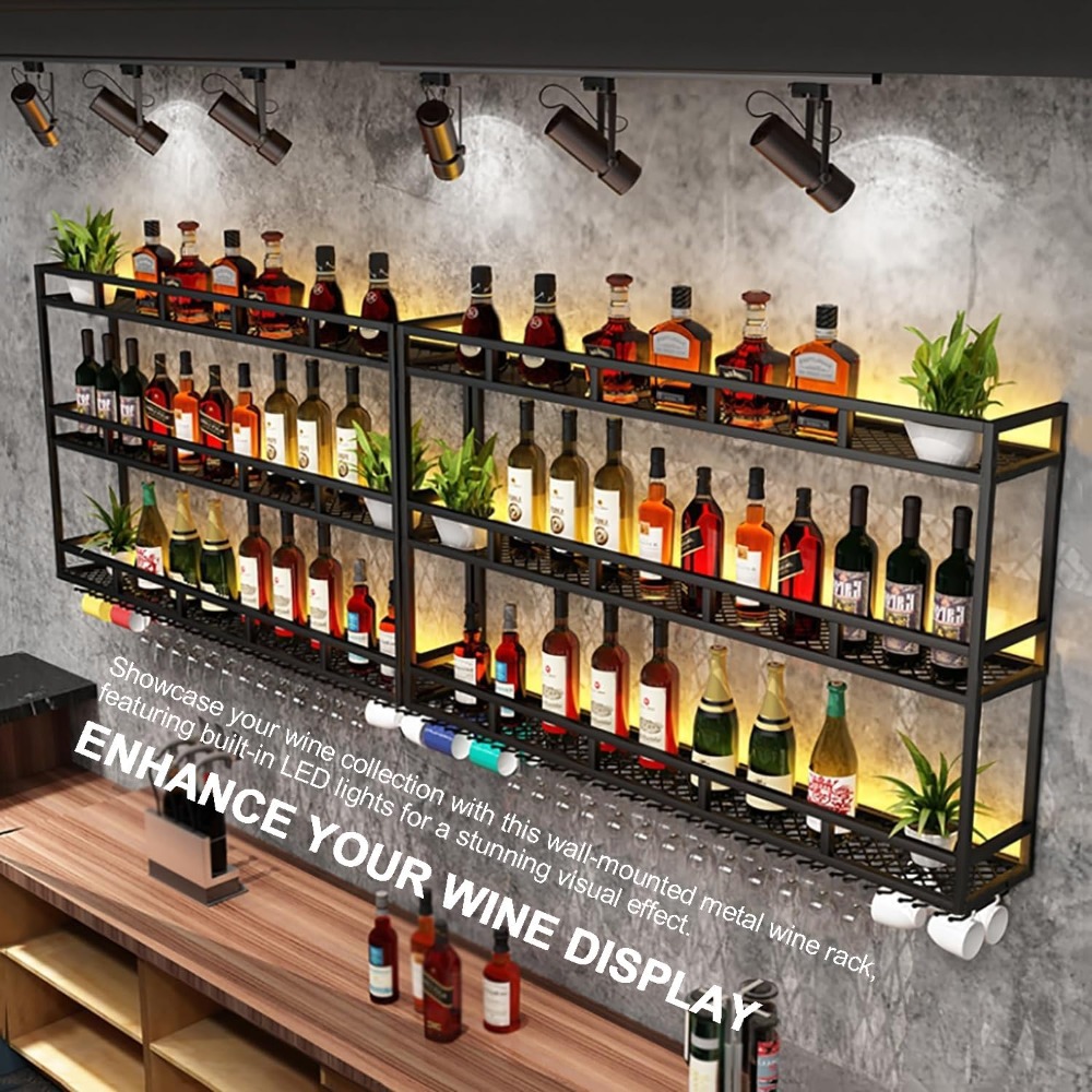 Large Heavy Duty 47in Wine Rac - Home Bar Shelf のレビューと価格