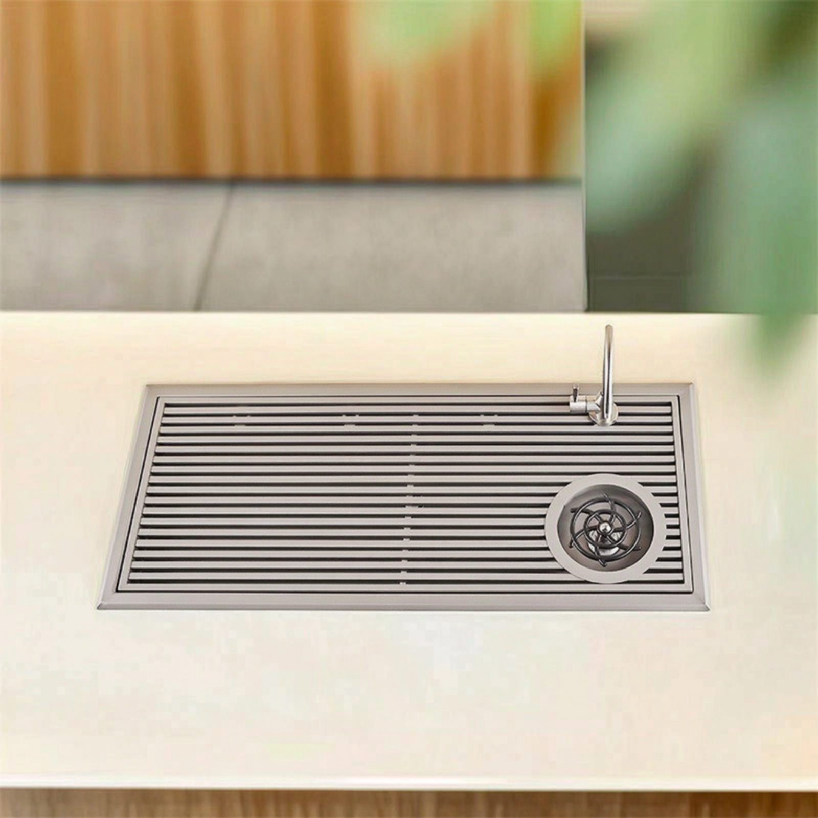 Modern Inset Tea Tray with Dra - Home Bar And Counter のレビューと価格