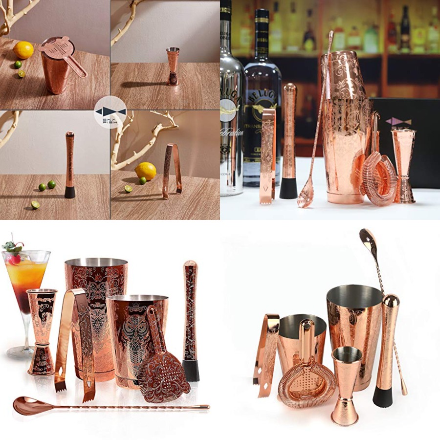 Sky Fish Bartender Kit Cocktai - Boston Shaker Set のレビューと価格