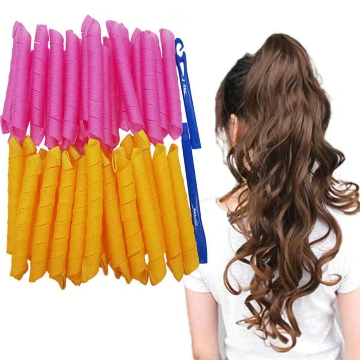 20Pcs Heatless Hair Curlers No - Home Barber のレビューと価格