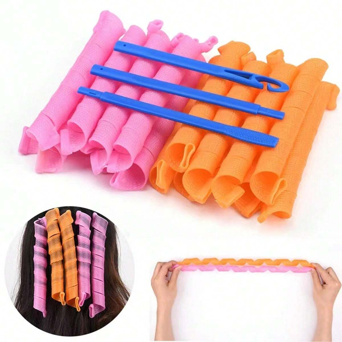 20Pcs Heatless Hair Curlers No - Home Barber のレビューと価格