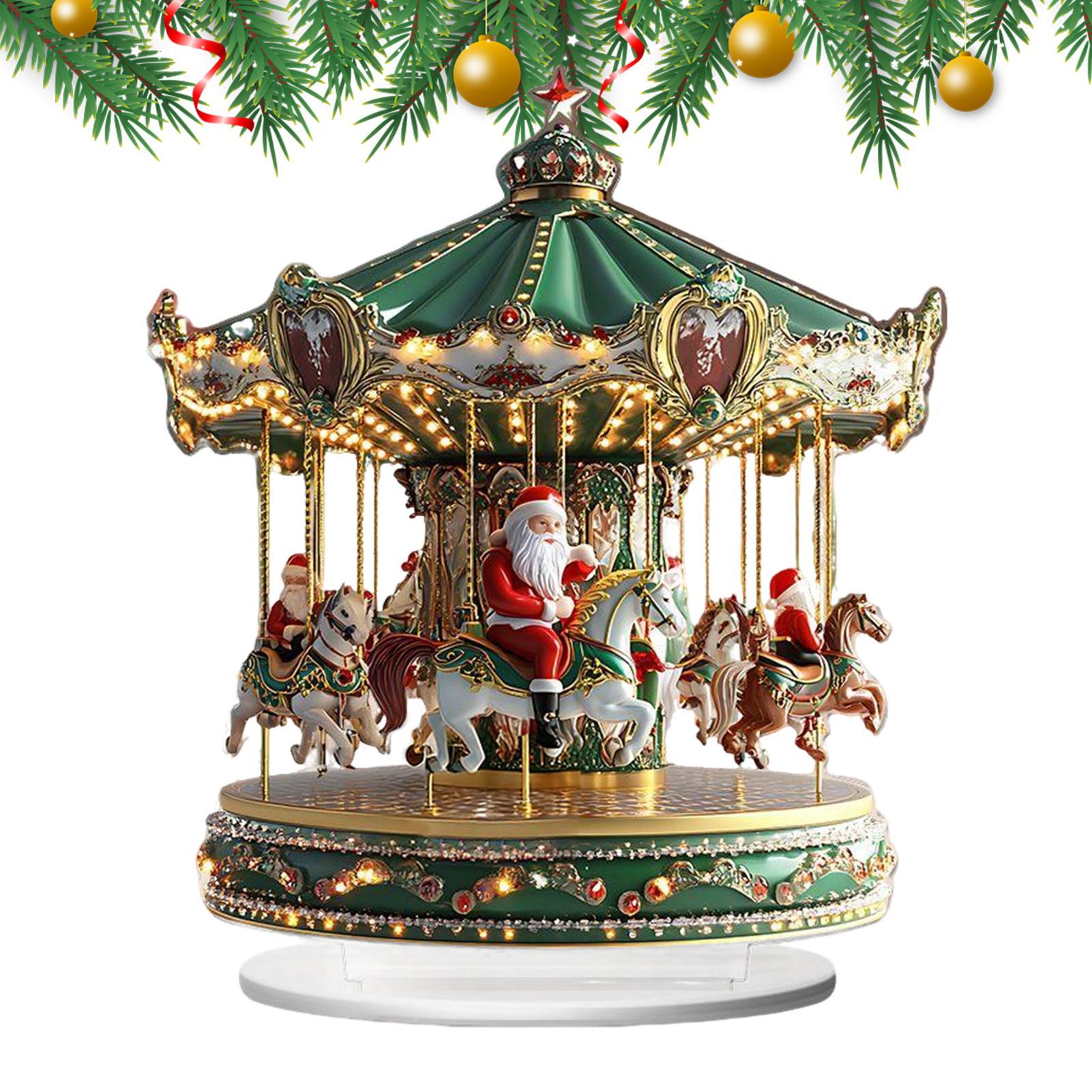 Christmas Carousel Acrylic 2D  - Home Bar Shelves のレビューと価格