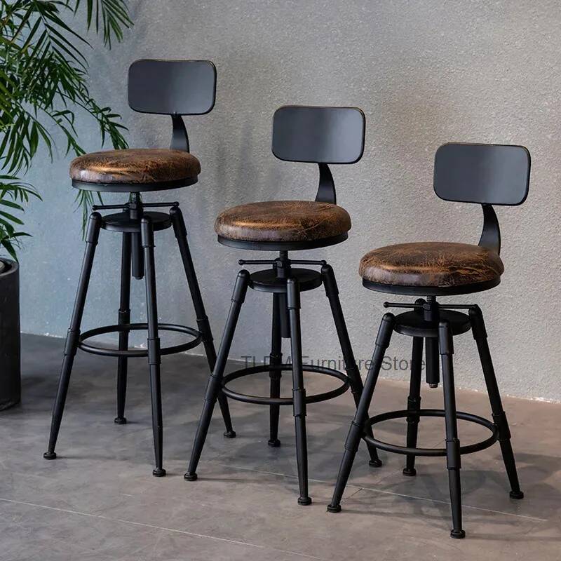 Retro Iron Bar Chair Counter S - Home Bar Seating のレビューと価格