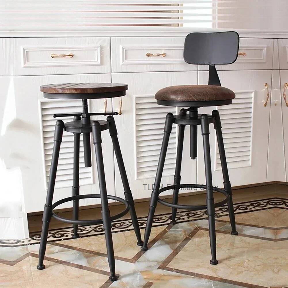 Retro Iron Bar Chair Counter S - Home Bar Seating のレビューと価格