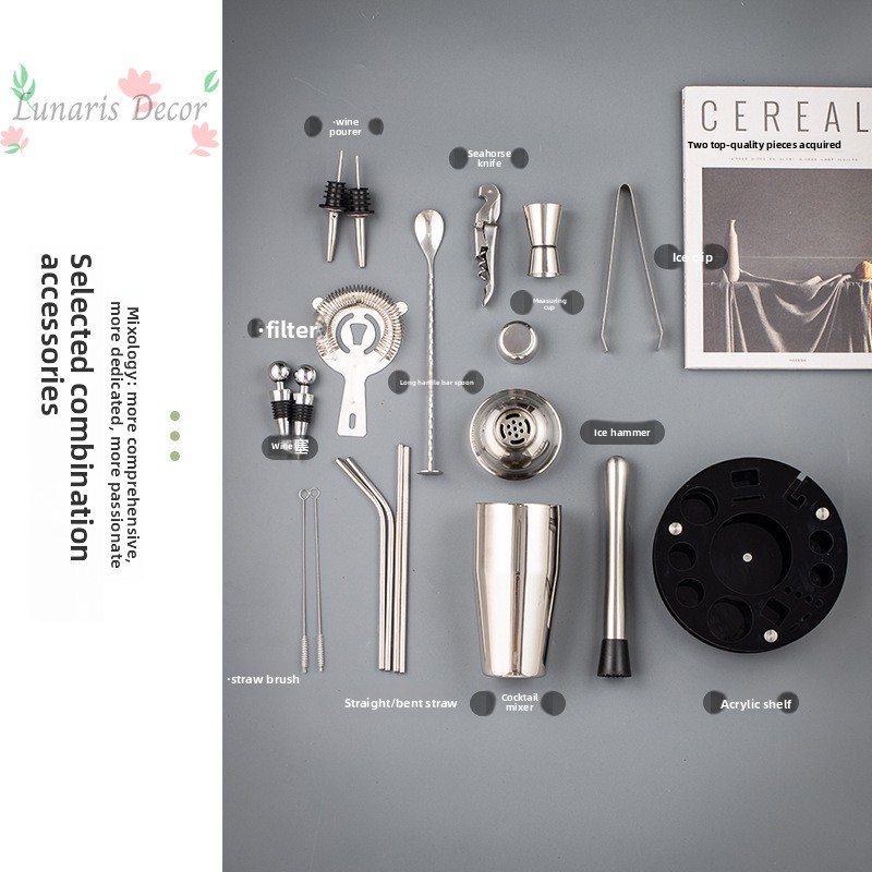 Complete Bartending Tools Kit  - Boston Shaker Set のレビューと価格