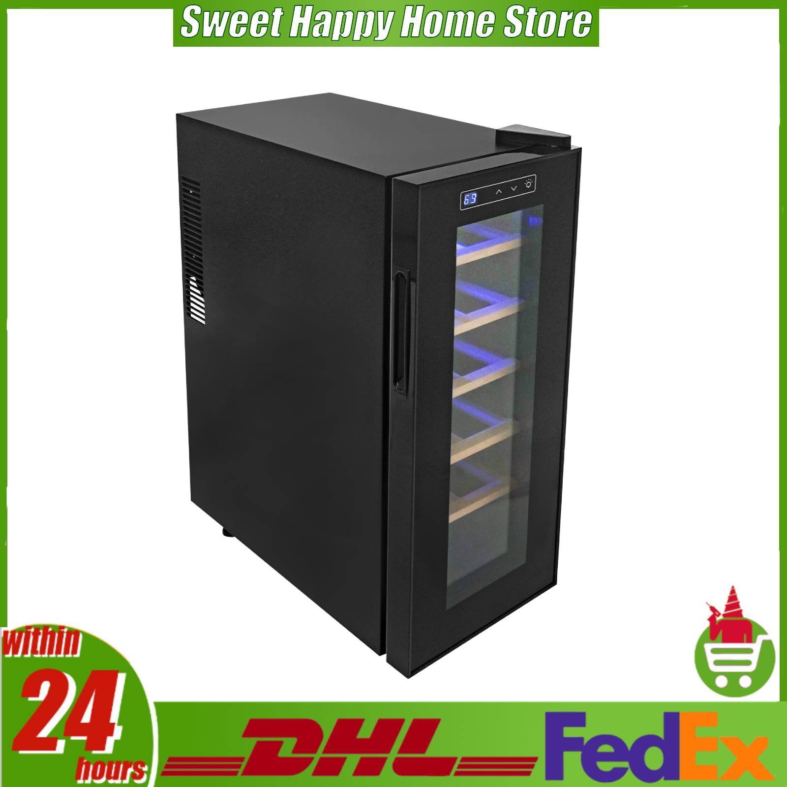 12 Bottle Wine Fridge, Freesta - Home Bar Shelves のレビューと価格