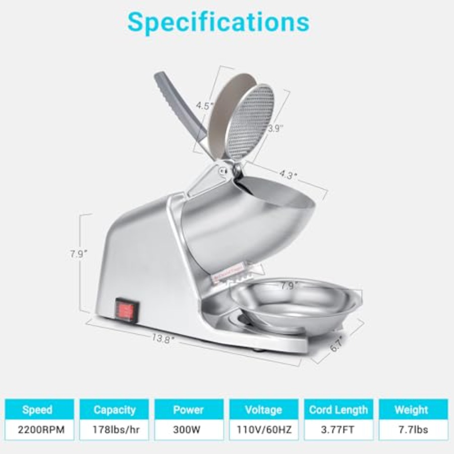 300W 178 lbs/hr ETL-Listed Dua - Ice Pick Pick のレビューと価格