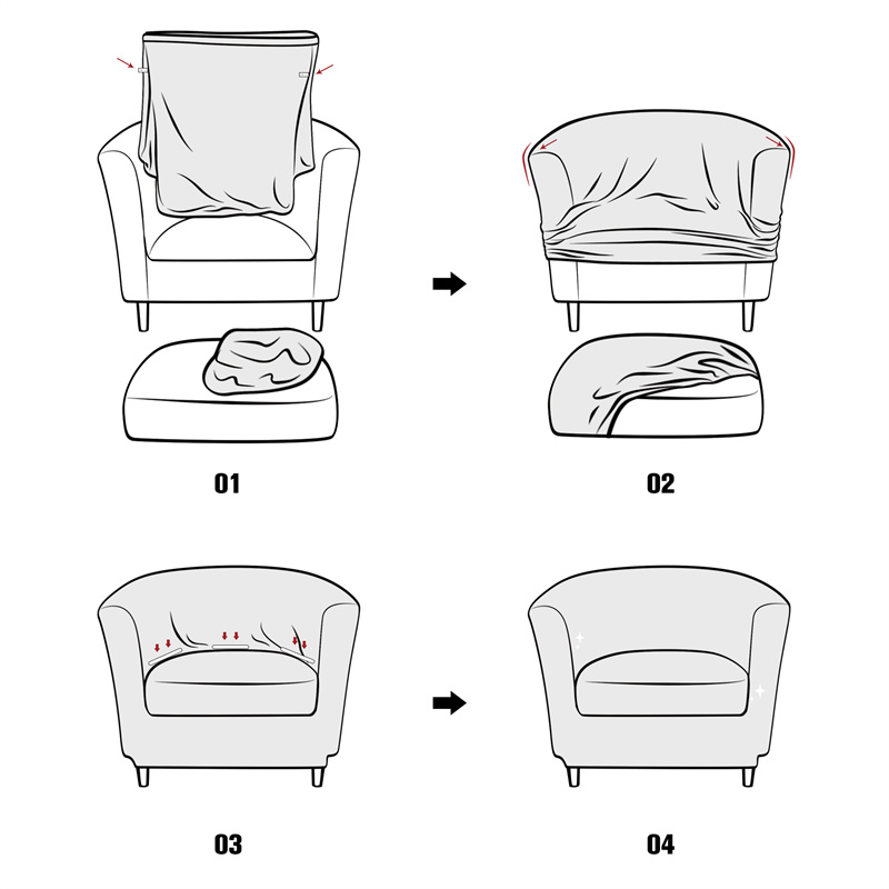 Solid Color Club Armchair Cove - Home Bar Seating のレビューと価格
