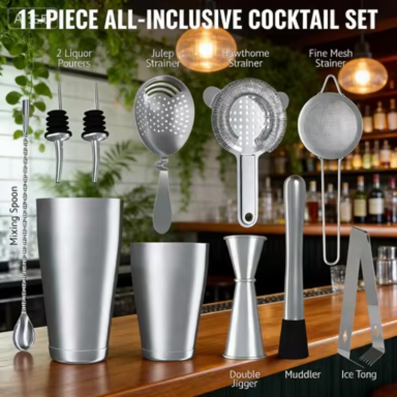 stllCAMOL FACTORY 11 Pieces Si - Boston Shaker Set のレビューと価格