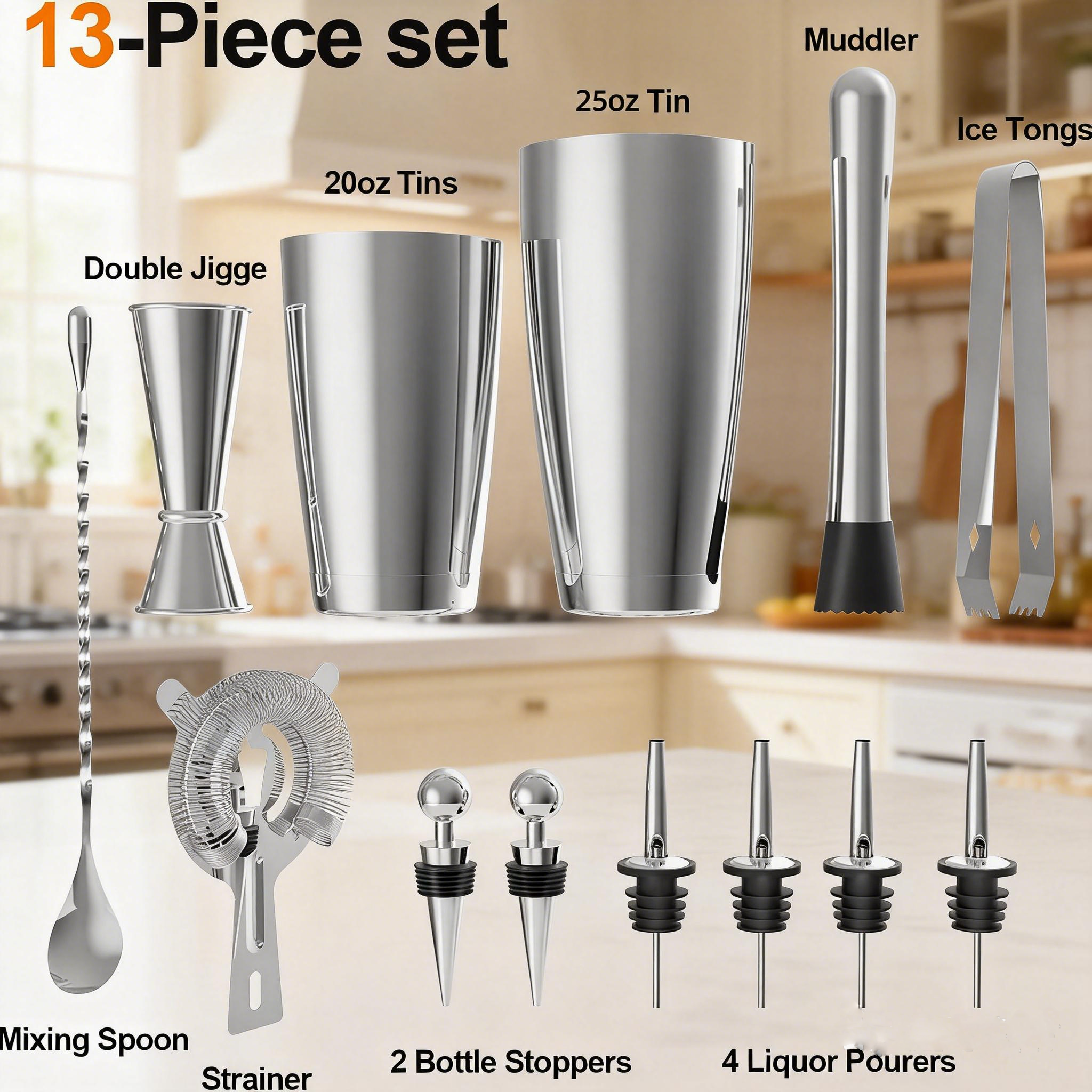 stllCamol Cocktail Shaker Bost - Boston Shaker Set のレビューと価格