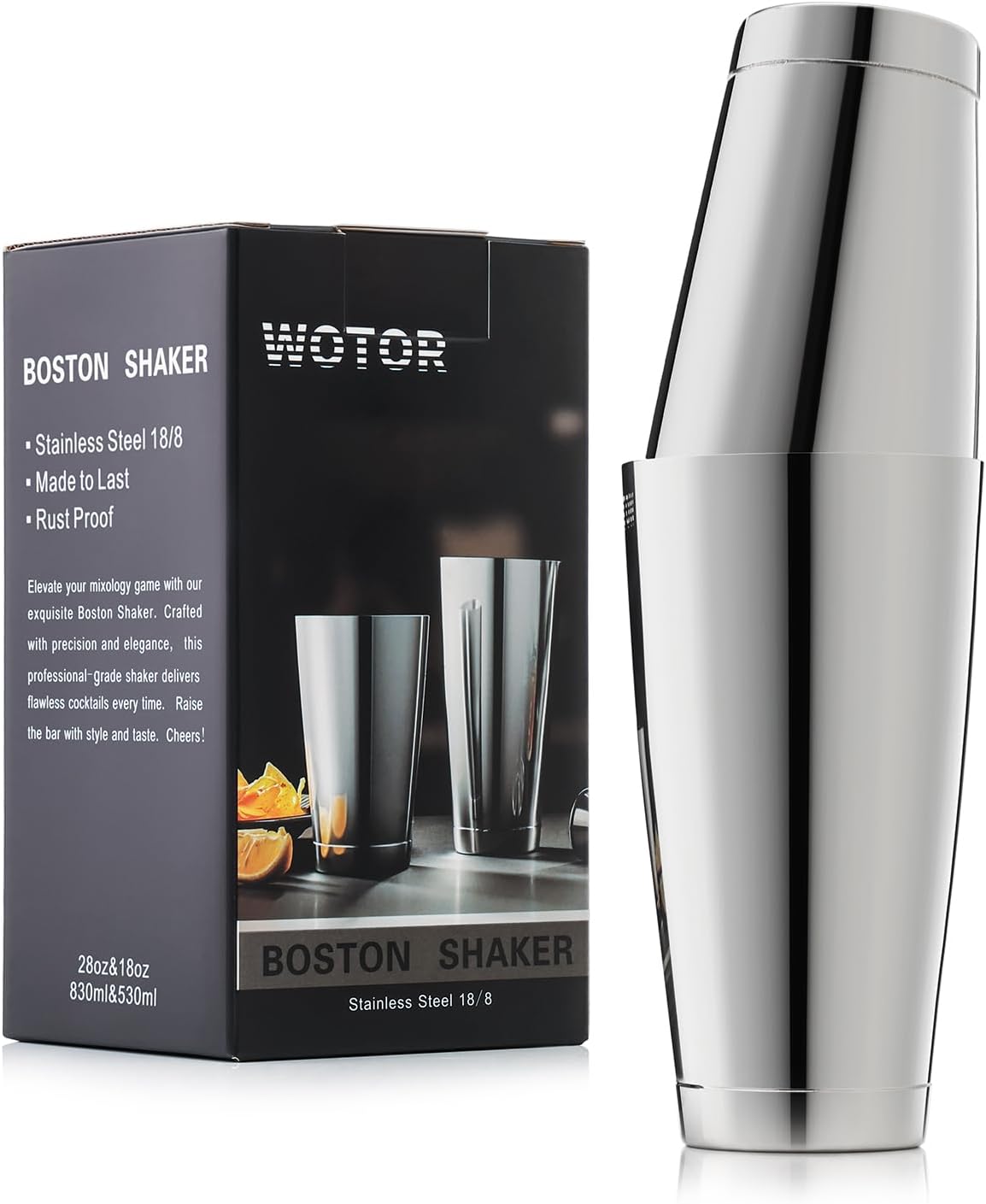 Boston Cocktail Shaker Set, 18 - Boston Shaker Set のレビューと価格