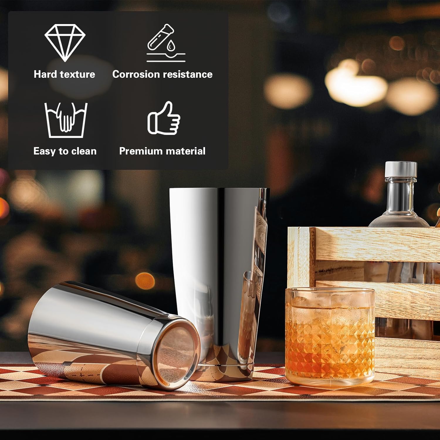 Boston Cocktail Shaker Set, 18 - Boston Shaker Set のレビューと価格