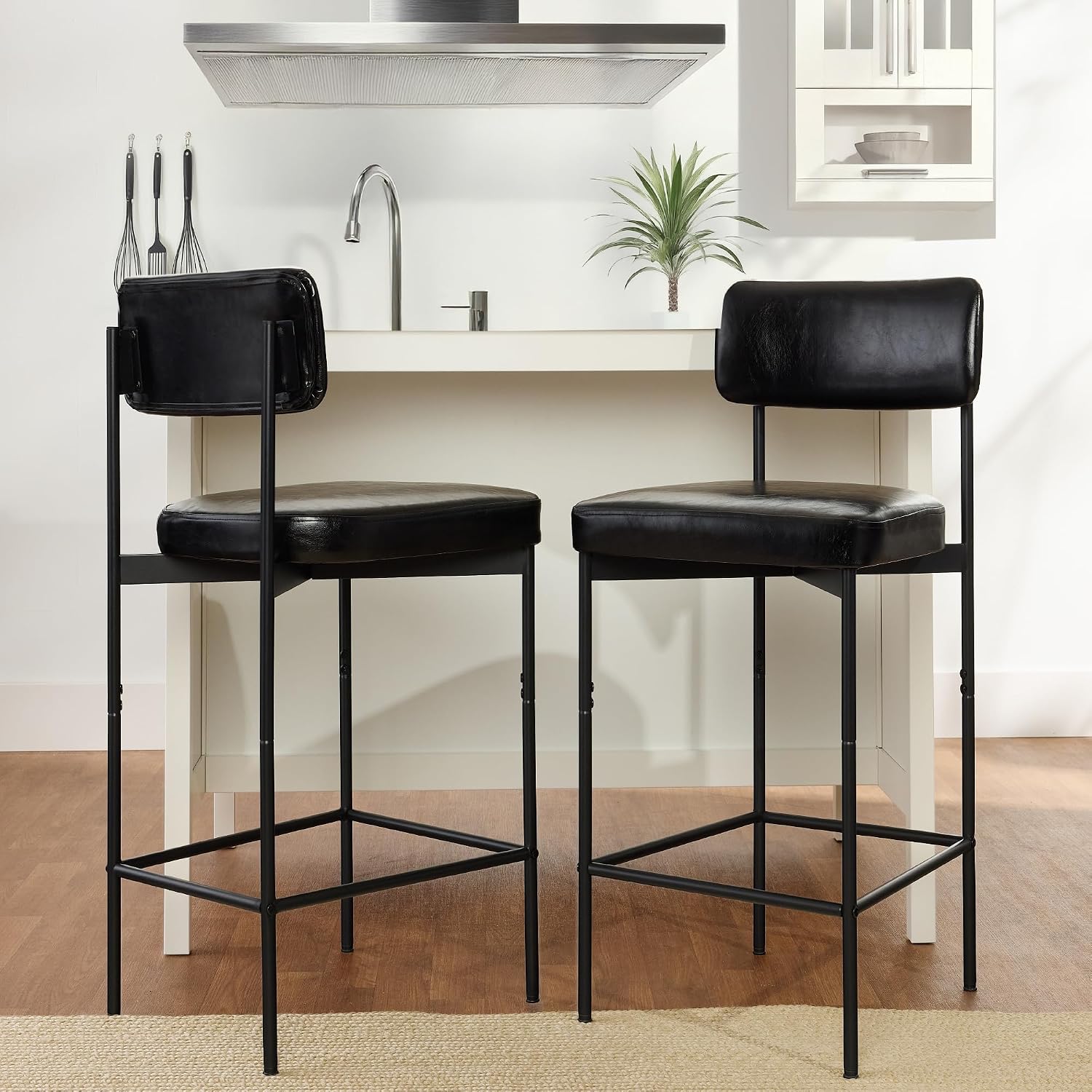 Set of 2, Armless Counter Heig - Home Bar And Counter のレビューと価格