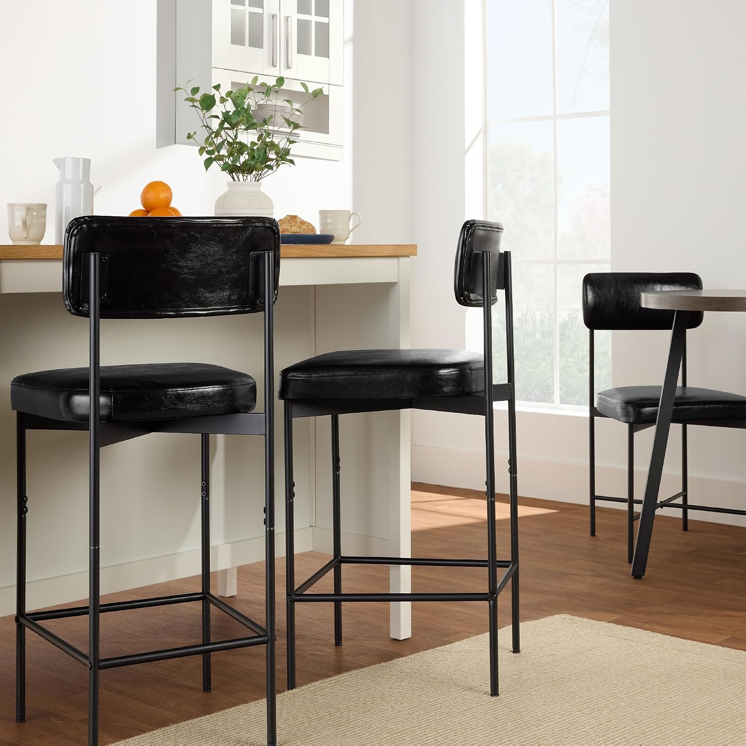 Set of 2, Armless Counter Heig - Home Bar And Counter のレビューと価格