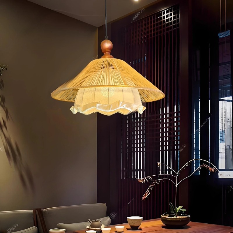 Japanese Rattan Pendant Lamp H - Home Bar And Counter のレビューと価格