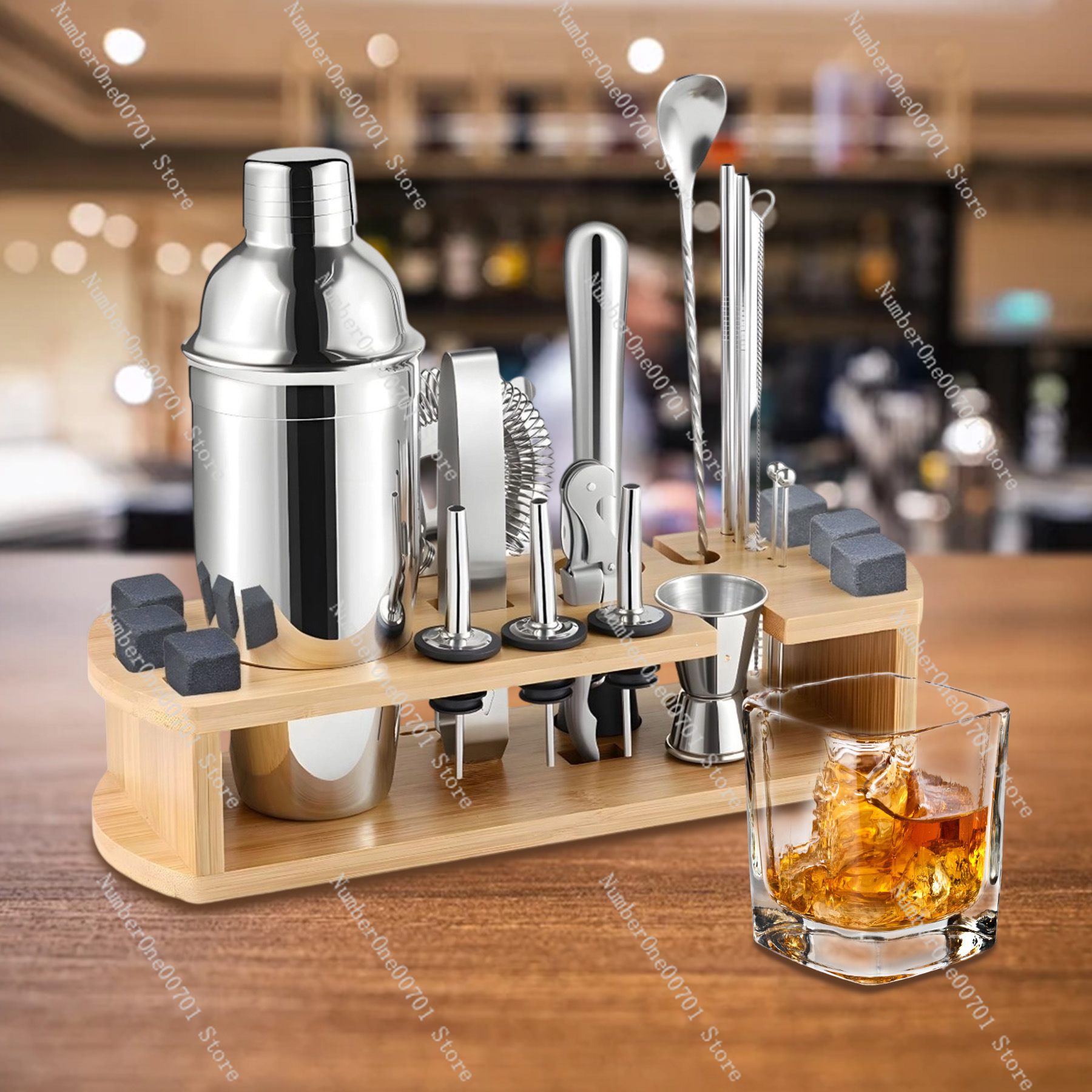 Stainless Steel Cocktail Shake - Boston Shaker Set のレビューと価格
