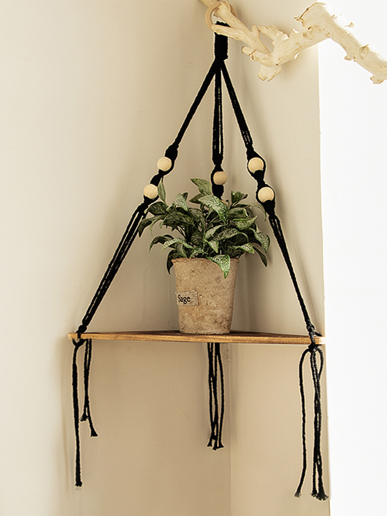 Wooden Corner Shelf Wall Decor - Home Bar Shelf のレビューと価格
