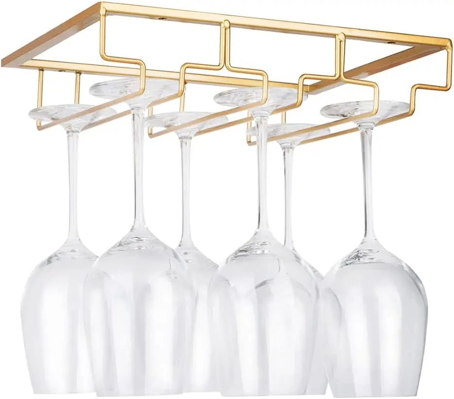 Wine Glass Hanger Rack for Bar - Home Bar And Cabinet のレビューと価格