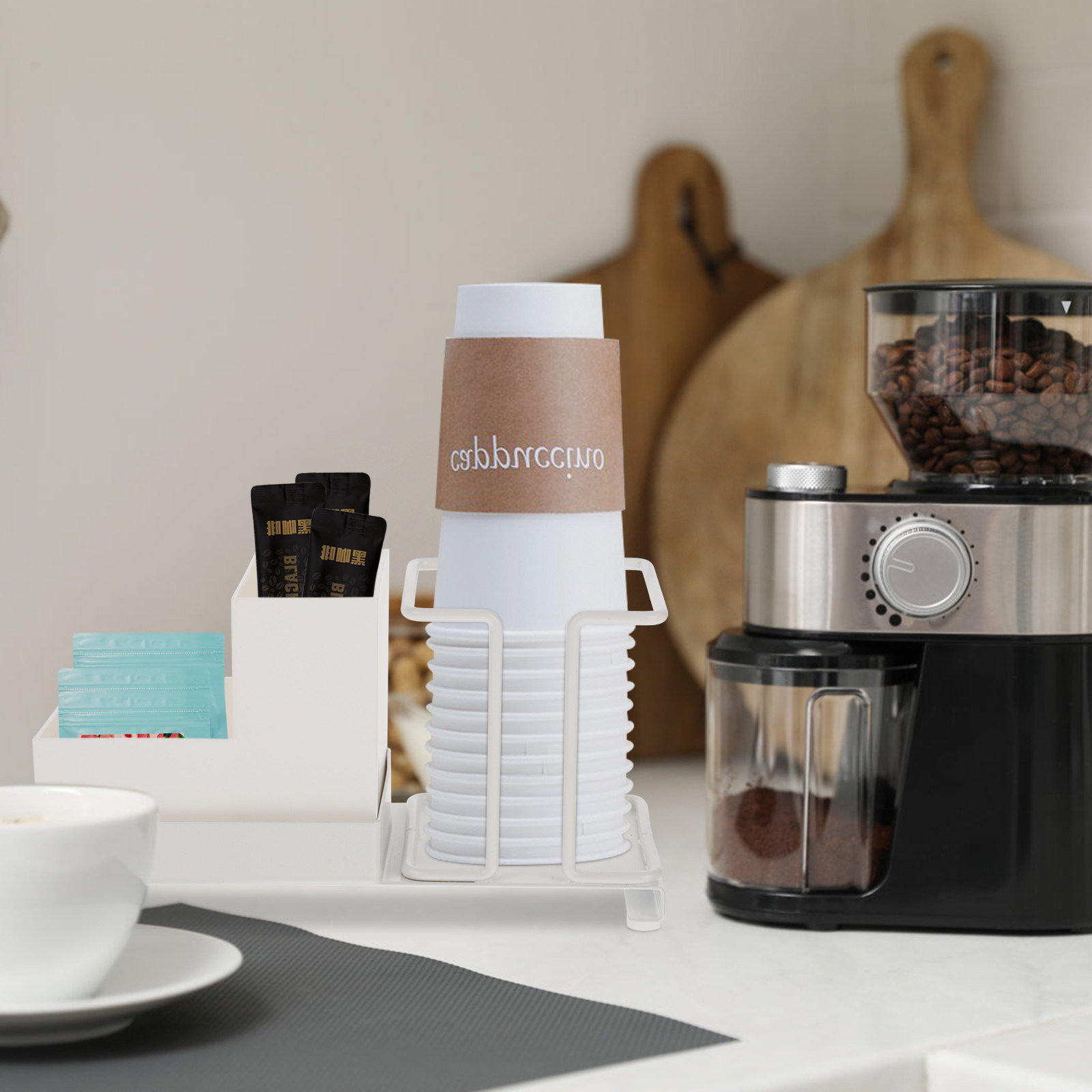 Coffee Bar Organizer Disposabl - Home Bar Supplies のレビューと価格