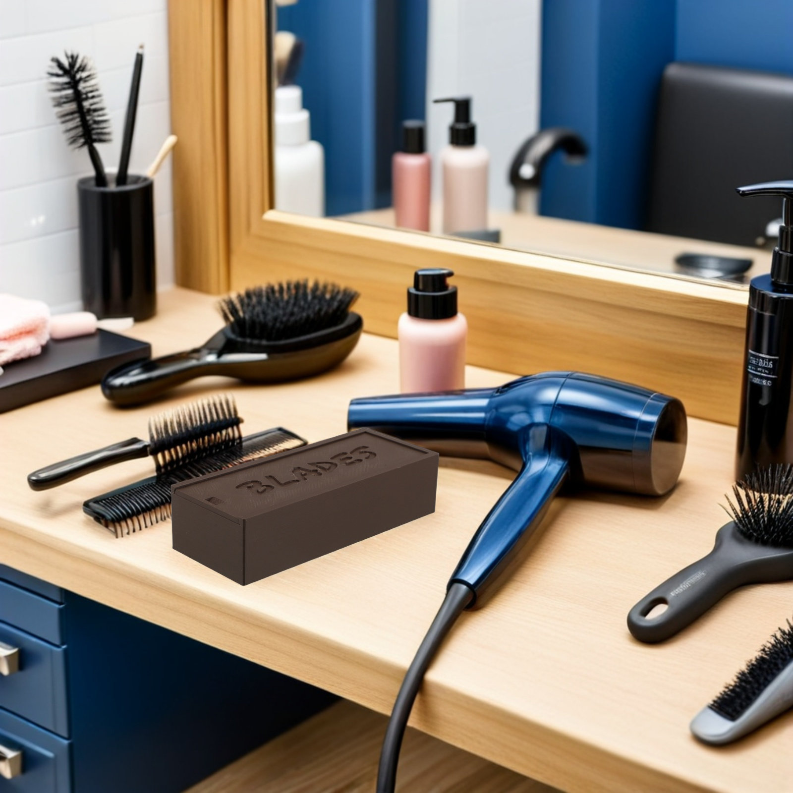 Plastic Brown Blade Storage Do - Home Barber のレビューと価格