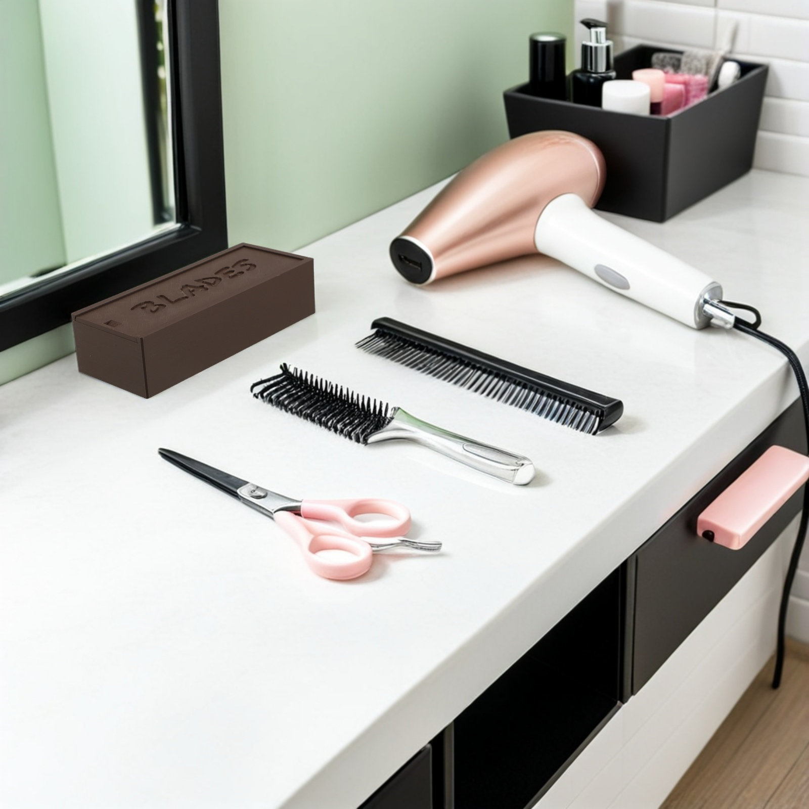 Plastic Brown Blade Storage Do - Home Barber のレビューと価格