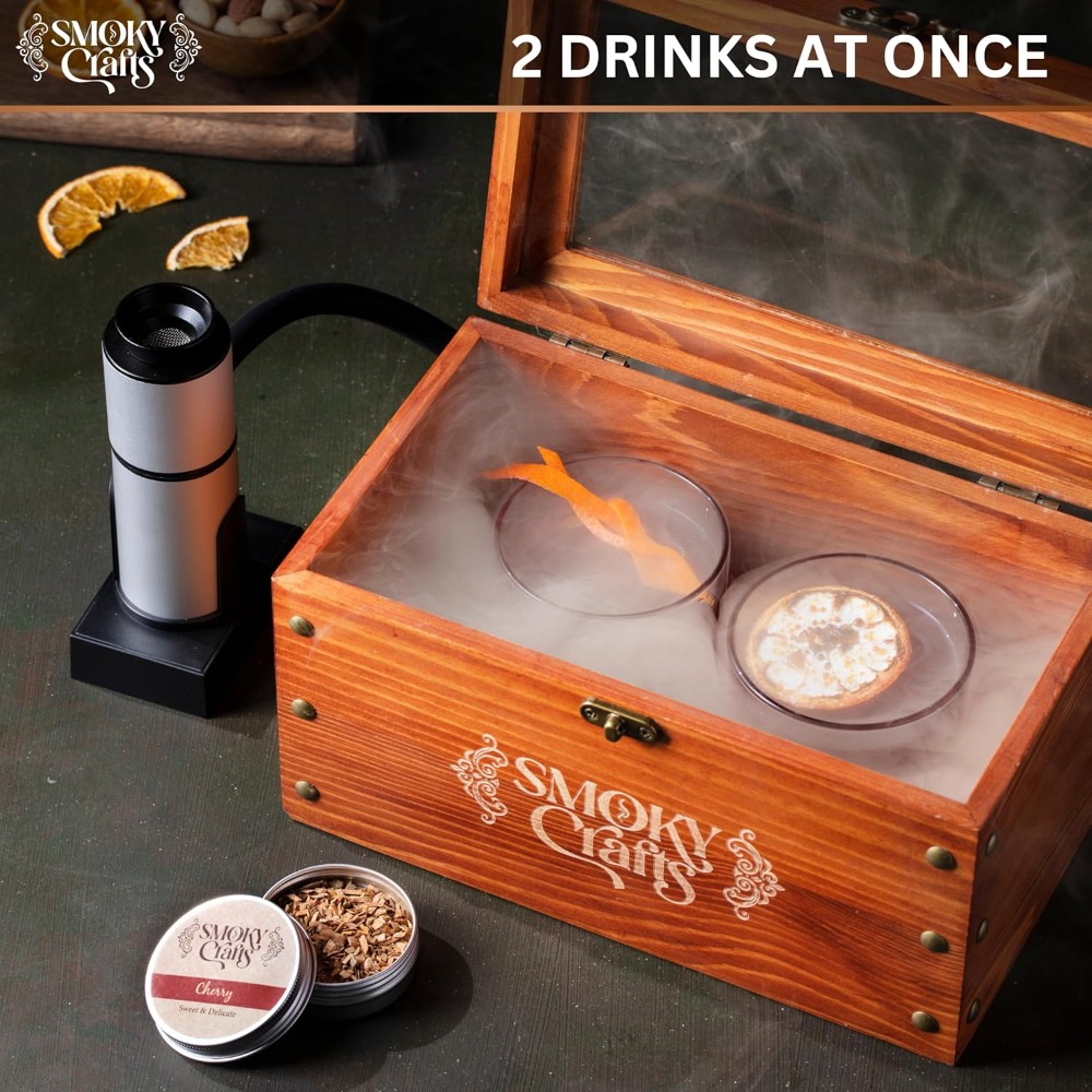 Whiskey Smoker Kit with Smoke  - Smoking Gun Kit のレビューと価格