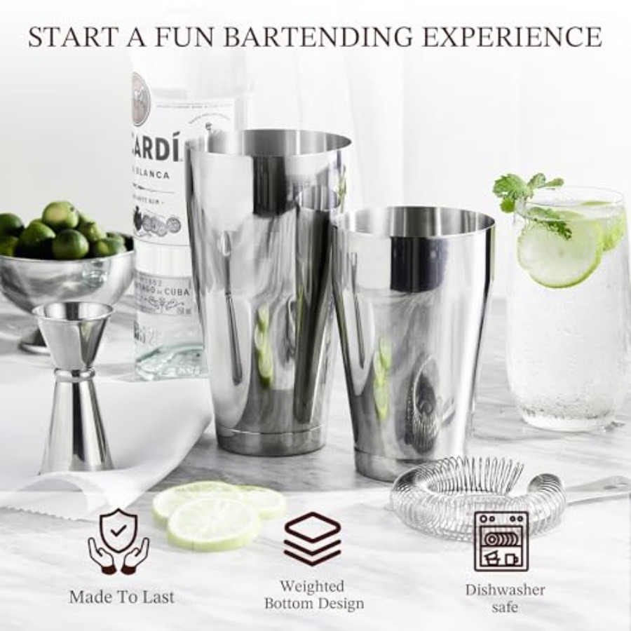 Boston Cocktail Shaker Set 8-P - Boston Shaker Set のレビューと価格